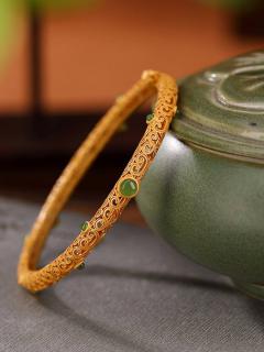 和田玉碧玉鉴定关键看颜色,结构与油脂感三大特征🔍
